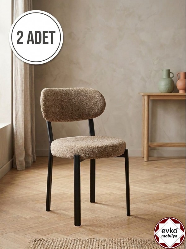 Smart Sandalye, Mutfak Salon Sandalyesi, 2 Adet Sandalye, Metal Sandalye, &hellip;