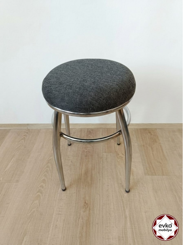 Evko Mobilya Tabure, Bar Taburesi, Puf, Bench, Metal Ayaklı