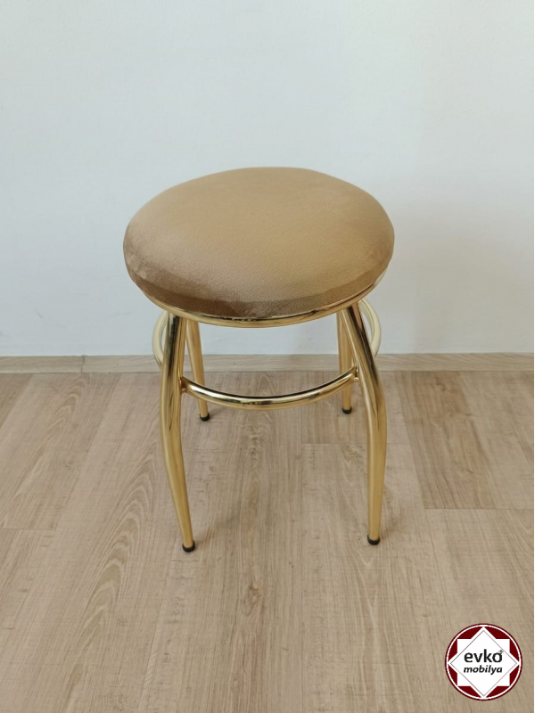 Evko Mobilya Tabure, Bar Taburesi, Puf, Bench, Metal Ayaklı