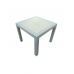 Rattan 90x90 Masa, Plastik Masa, Bahçe  Balkon  Teras Masası, Kare Masa, Dış Mekan Masası