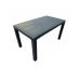 Rattan 80x140 Masa, Plastik Masa, Bahçe  Balkon  Teras Masası, Kare Masa, Dış Mekan Masası