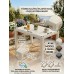 Rattan 80x140 Masa, Plastik Masa, Bahçe  Balkon  Teras Masası, Kare Masa, Dış Mekan Masası