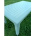 Rattan 80x140 Masa, Plastik Masa, Bahçe  Balkon  Teras Masası, Kare Masa, Dış Mekan Masası