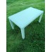 Rattan 80x140 Masa, Plastik Masa, Bahçe  Balkon  Teras Masası, Kare Masa, Dış Mekan Masası
