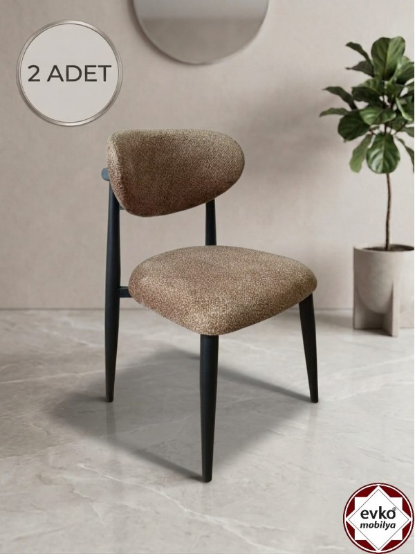 İnci Sandalye, Mutfak Salon Sandalyesi, 2 Adet Sandalye, Metal Sandalye, &hellip;
