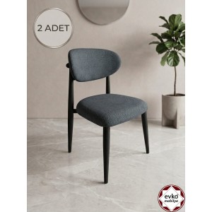 İnci Sandalye, Mutfak Salon Sandalyesi, 2 Adet Sandalye, Metal Sandalye, Yemek Sandalyesi, Otel Cafe Restoran Sandalyesi