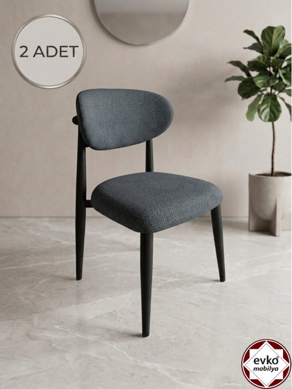 İnci Sandalye, Mutfak Salon Sandalyesi, 2 Adet Sandalye, Metal Sandalye, &hellip;